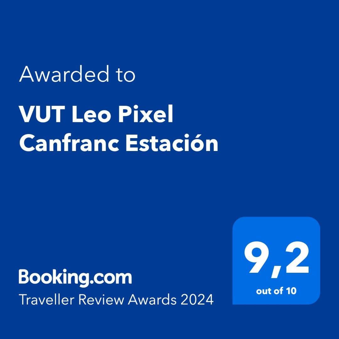 Apartamento VUT Leo Pixel Canfranc Estación Exterior foto